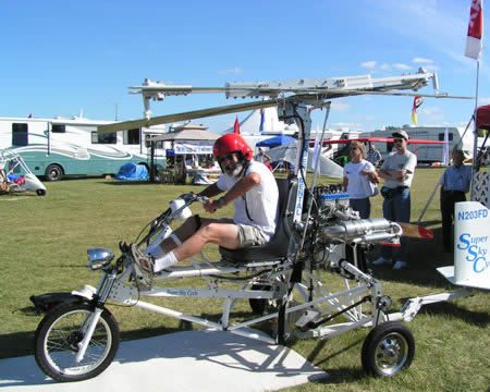 Super Sky Cycle - летающий мотоцикл
